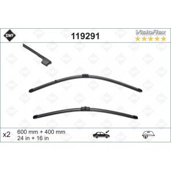 Silecek E92 E93 Ön; Set 60/40cm